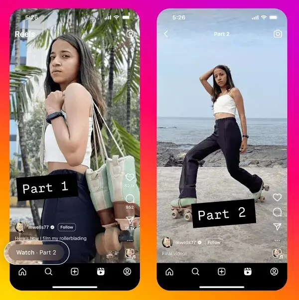 Instagramリール連続再生シリーズ（Linked Reels）とは？関連動画への 