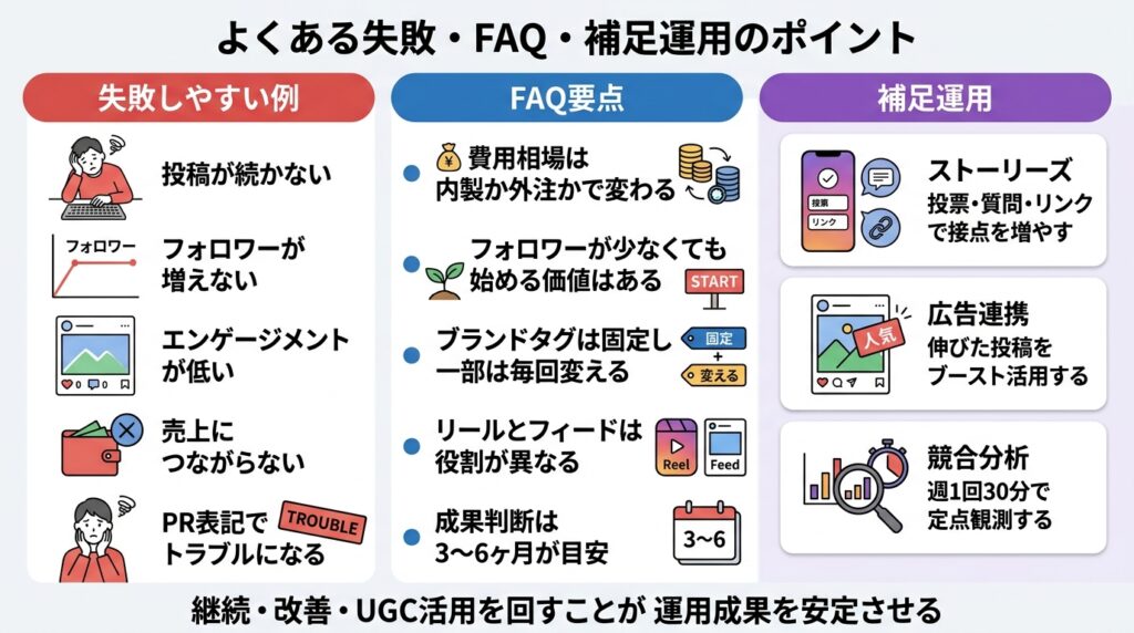 Instagram運用のよくある失敗パターン