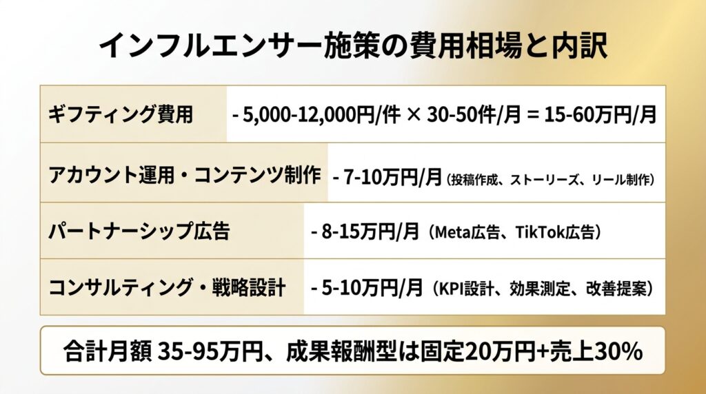 楽天向けインフルエンサー施策の費用相場