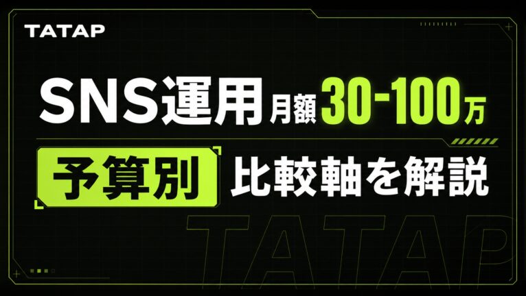 月30万〜100万円のSNS支援会社の比較【2026】